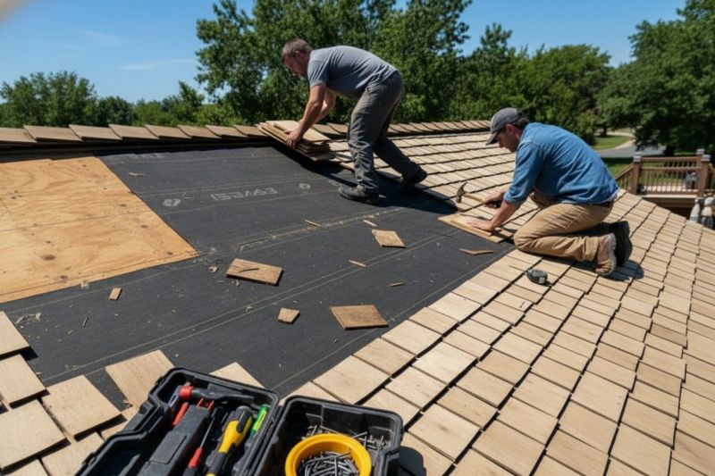 Cedar Shake Roof Repair